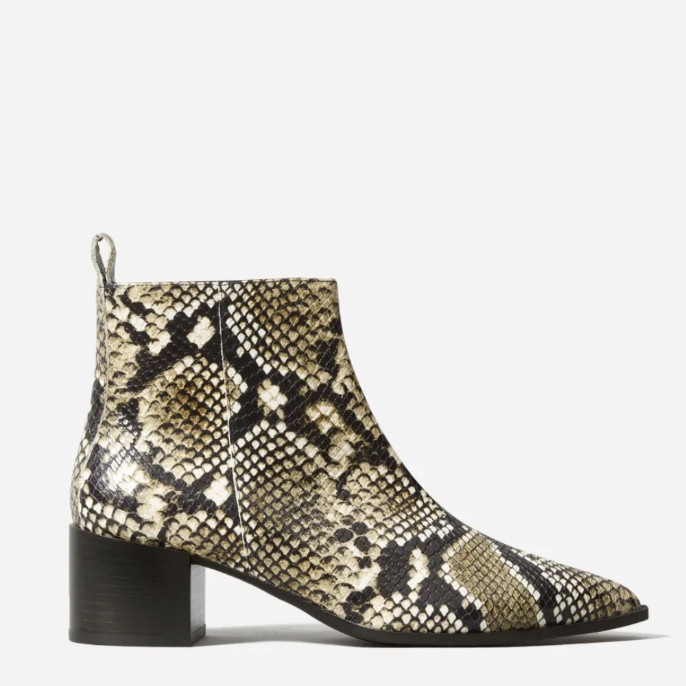 Everlane The Boss Boot Snakeskin Size 10